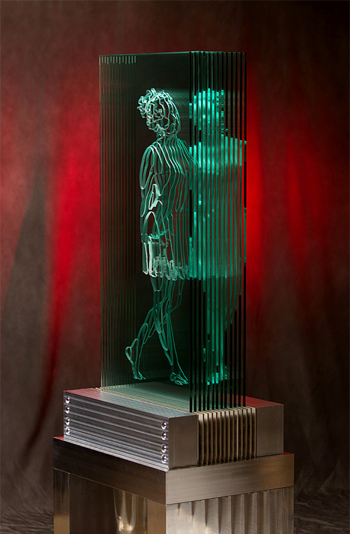 Многослойные стеклянные скульптуры Jed Malitz