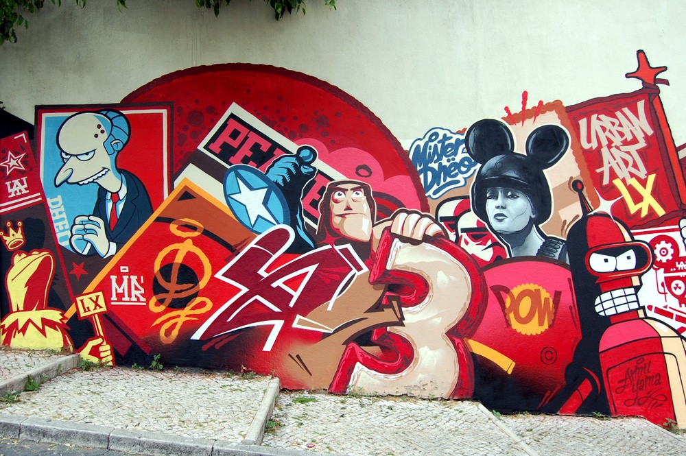 Удивительные работы уличного португальского художника. ФОТО