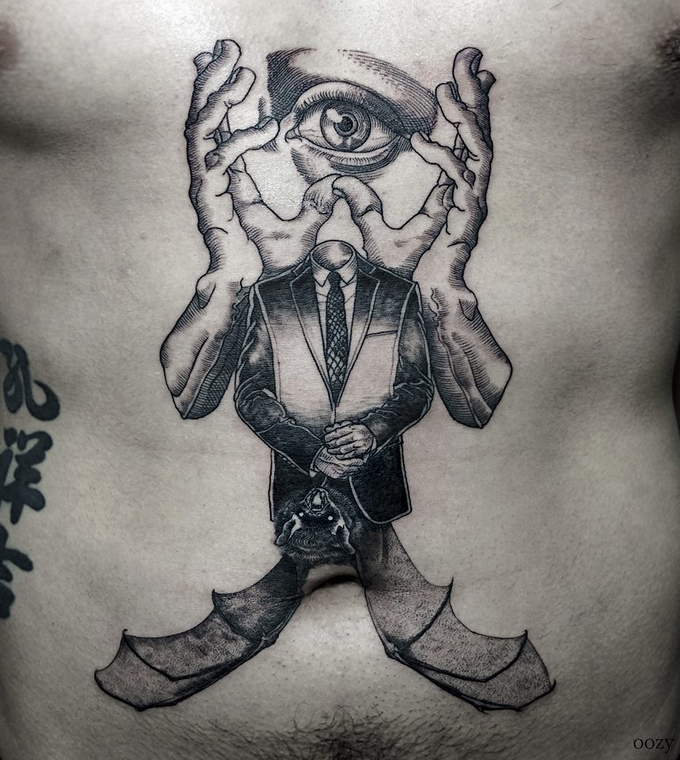 Масштабные работы сеульского татуировщика. ФОТО